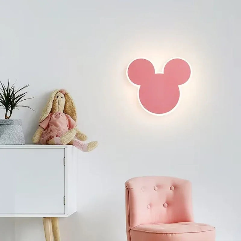 PinkRabbit - Lekende LED Vegglampe for Barnerom Norvo