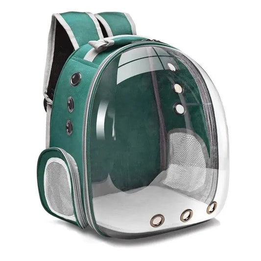 Norvo | Kattetransportsekk | Transparent kapseldesign | Pustende og sikker