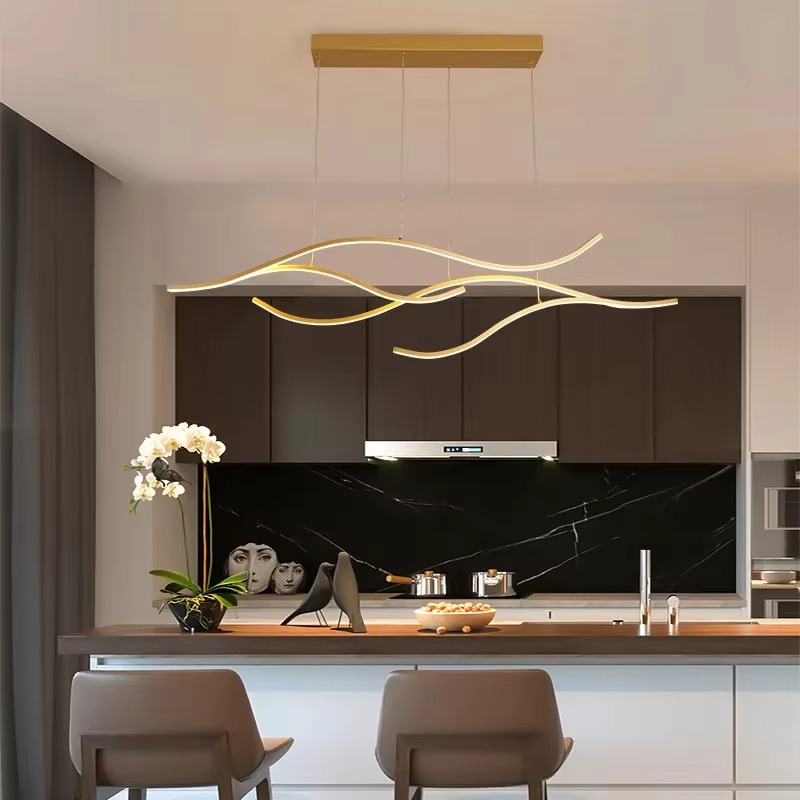 Norvo | Elegant Moderne LED Taklysekrone for Stylisk Hjemmedekorasjon
