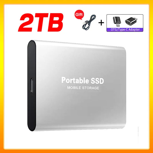 Norvo | Høyhastighets Ekstern Solid State Drive 1TB Bærbar Ekstern Harddisk ssd 2TB Ekstern harddisk ssd harddisk For Laptop Mac