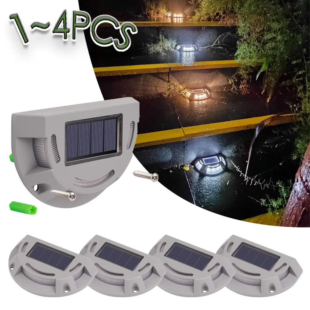 Norvo | Lumivance Soltrinnlys 2-i-1 | Varmehvit & Kaldhvit | Vanntett IP65 | For Uteområder, Trapper, Stier & Innkjørsler