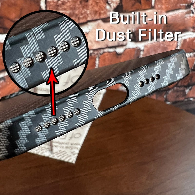 Norvo | Karbonfiber Magsafe Magnetisk iPhone Etui