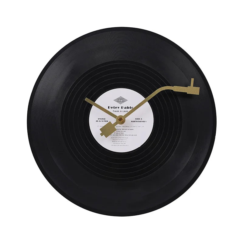 Norvo | Musikalisk Vinyl Plakatveggklokke