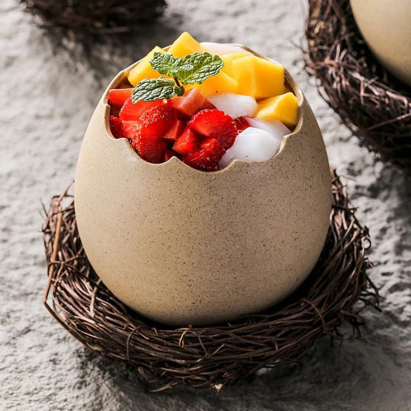 Norvo | Kreativ Keramisk Fuglerede Eggshell Skål