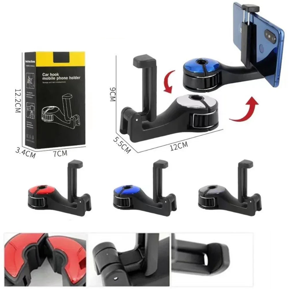 Norvo | Bil nakkestøtte krok telefonholder