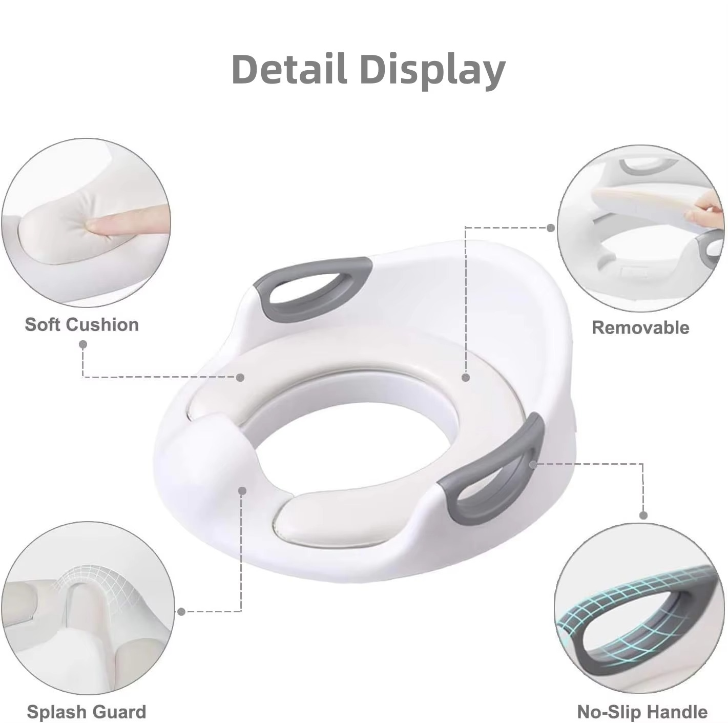 Norvo | Sikker og komfortabel potte sete for småbarn med lett gripehåndtak