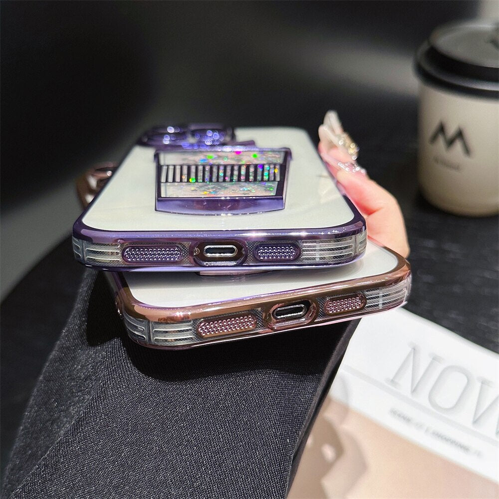 Norvo | Glitter Star Drink Cup iPhone Cover