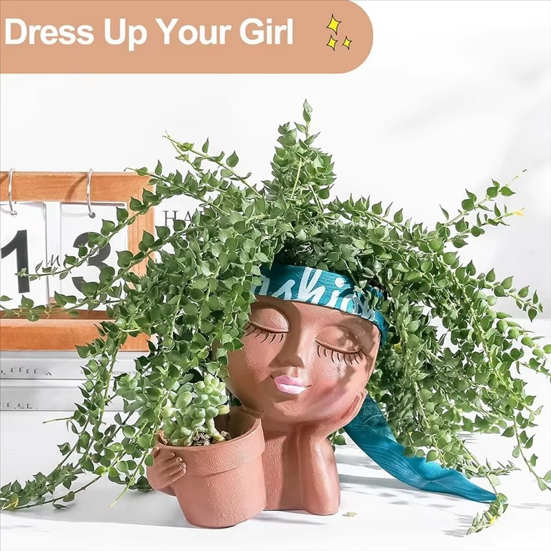 Norvo | Chic Dual Face Hodeplanter for Innendørs og Utendørs Bruk