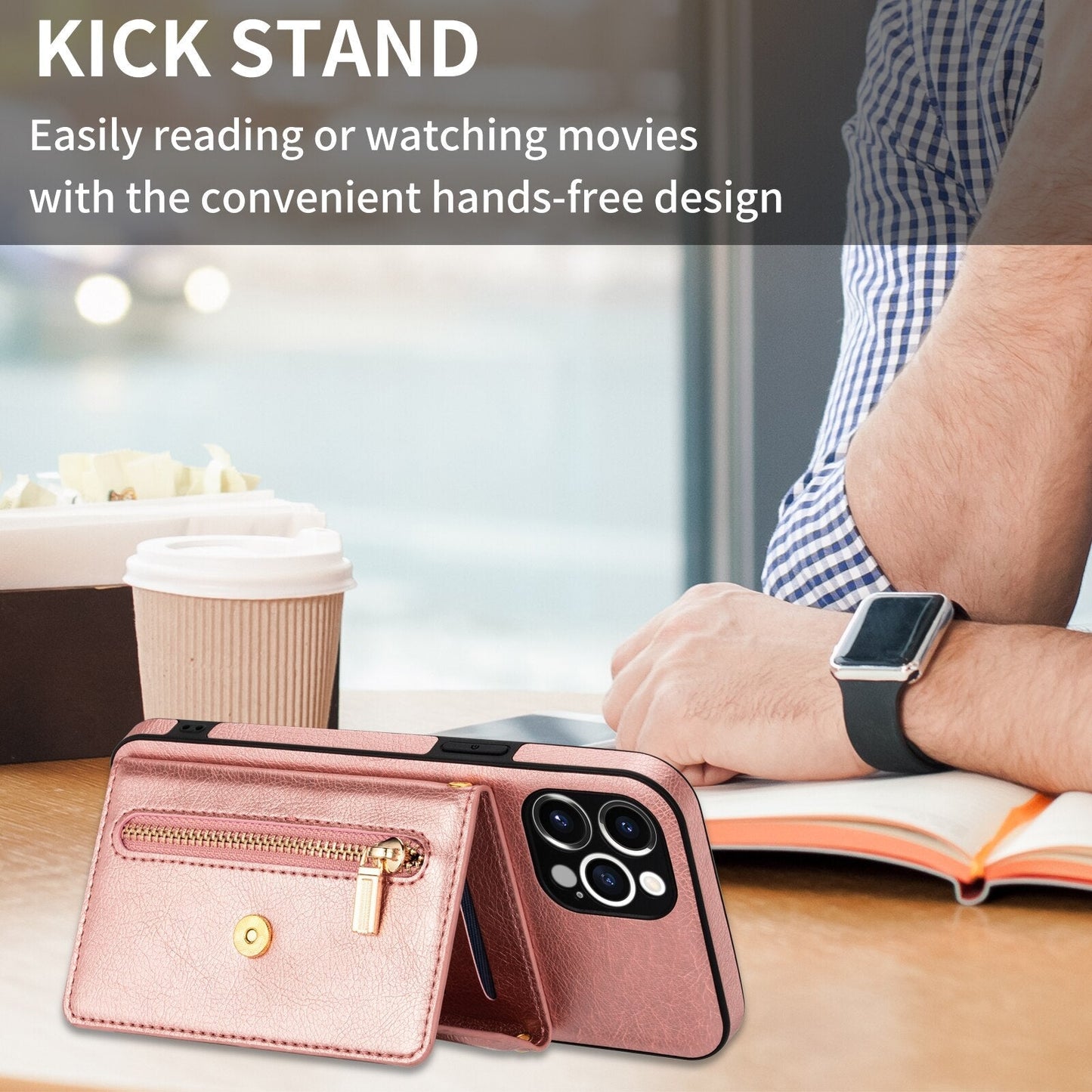 Norvo | Smart Carry iPhone Kortholdere Lommebok Deksel