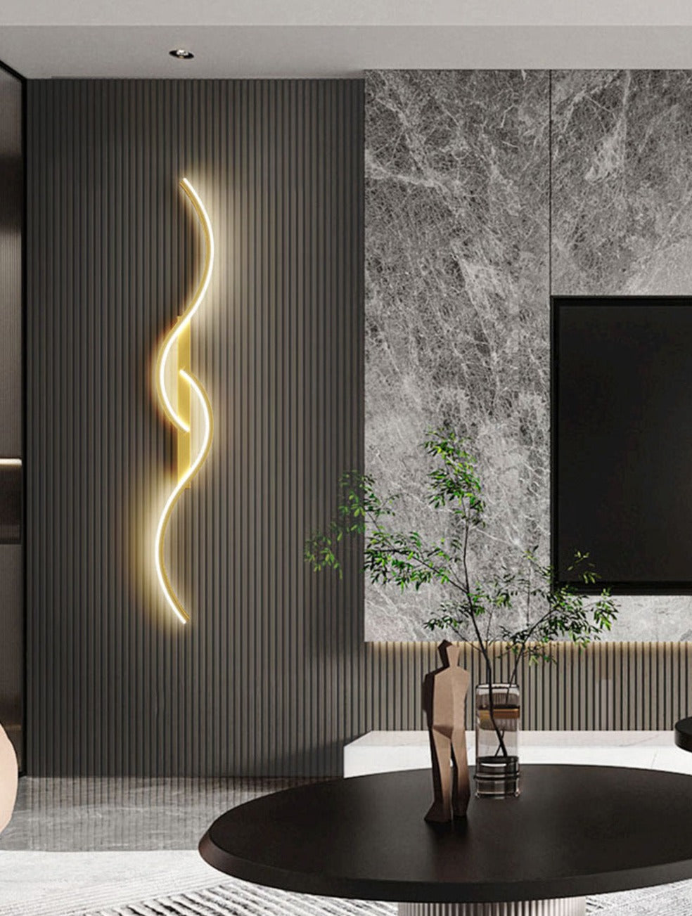 Norvo | GlowCraft – Moderne LED Vegglampe med Kunstnerisk Design