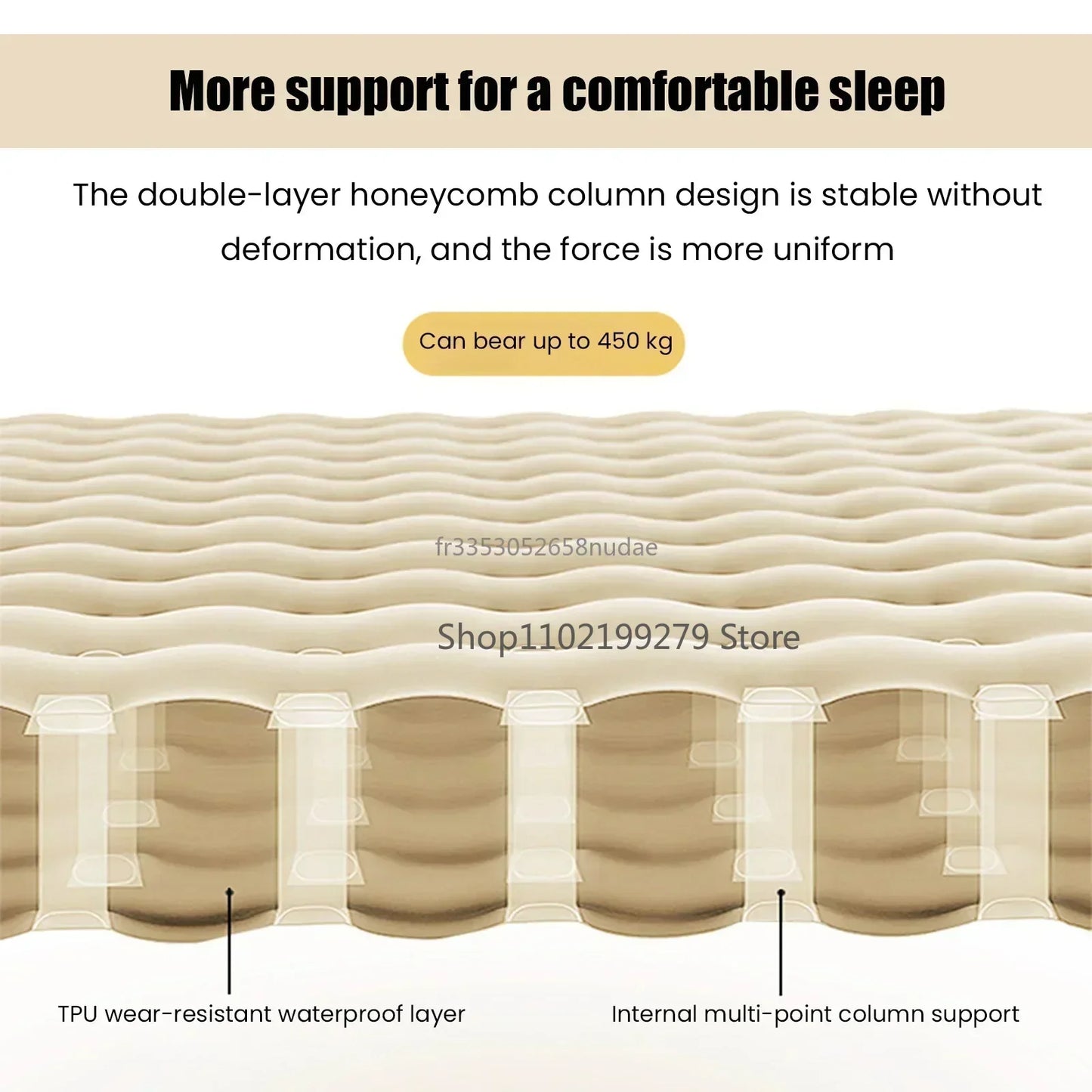 Norvo | TrekBreeze Camping Liggeunderlag Selvinflaterende | 12 cm Tykk | Med Fotpumpe & Kan Koble Sammen | Ultralett & Vanntett