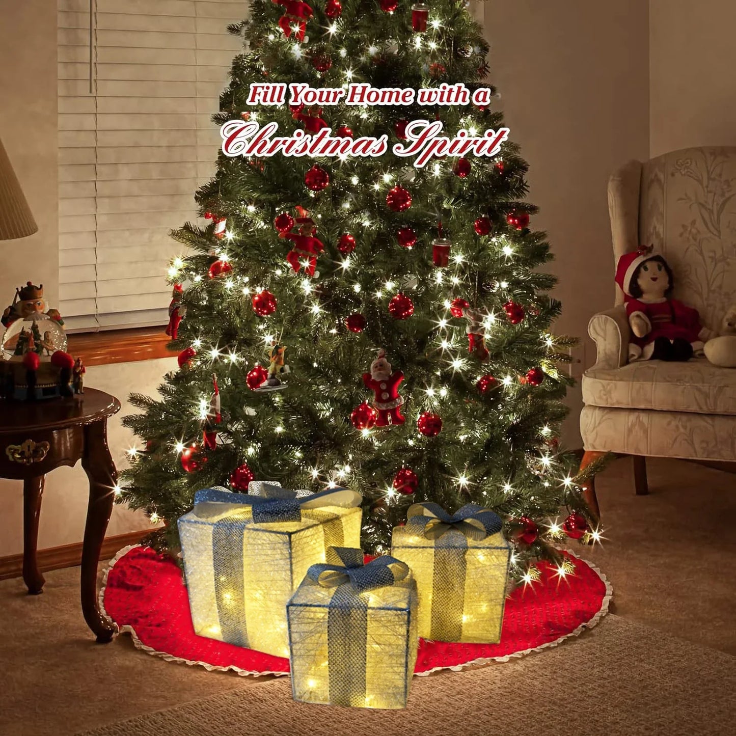 Norvo | HolidayPresents | LED Gaveboks Dekorasjoner