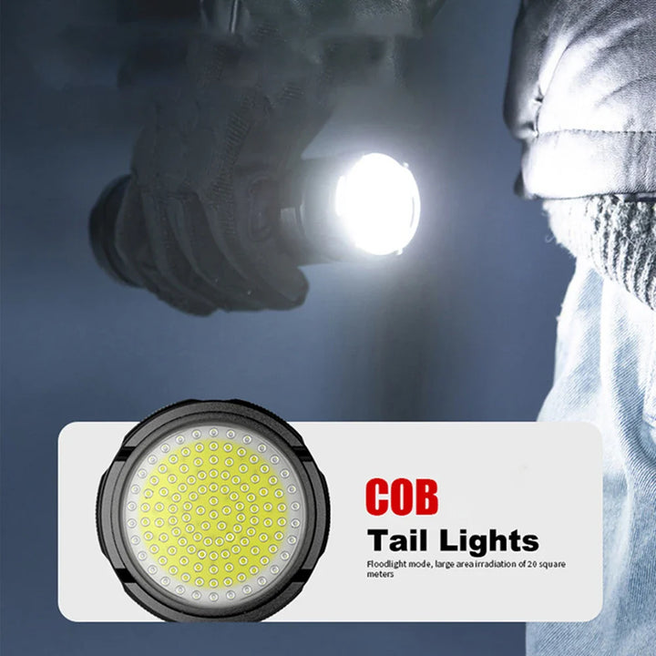 Norvo | Oppladbar 10000 Lumen LED lommelykt 1+1 GRATIS – Striker