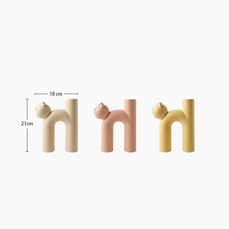 Norvo | Mini Katt Elegant Minimal H-form Blomster vase