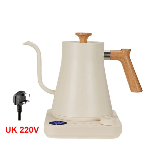 Norvo | 1200W Intelligent Elektrisk Vannkoker - Goose Neck Hånd Brygget Kaffe-kanne for Melkepulver & Presis Brygging