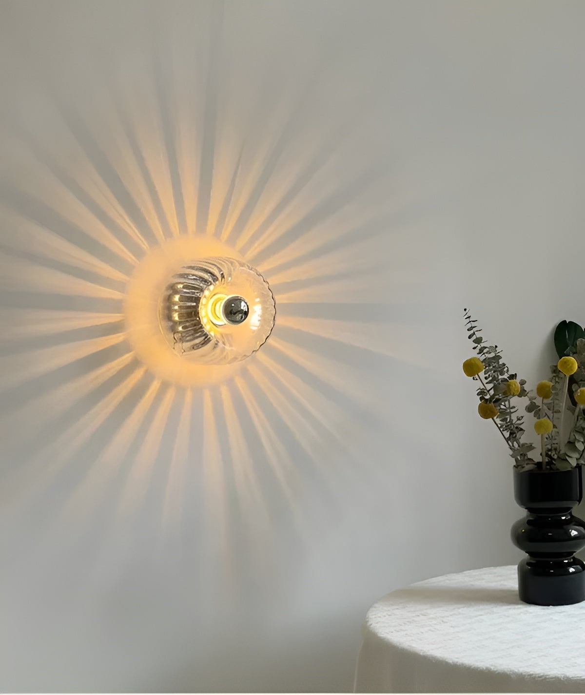 Norvo | ScandiElegance Vegglampe – Moderne Glassbelysning med Bauhaus-sjarm