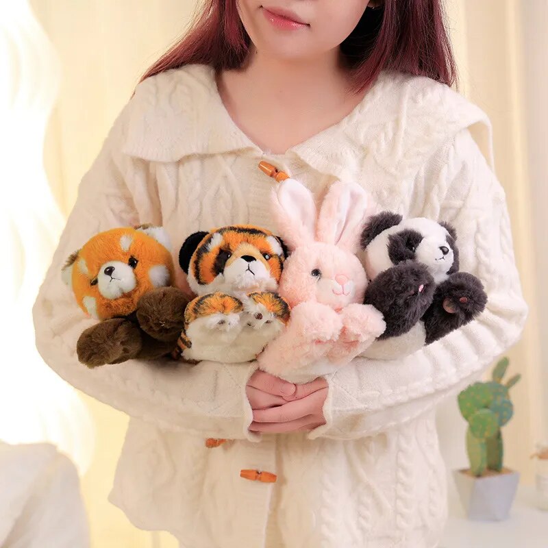 Norvo | Mini Plush Dyr Snap Søtt Håndleddsbånd