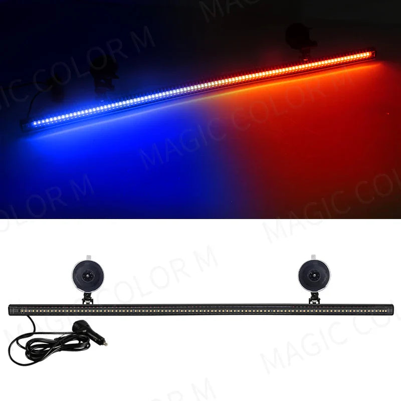 Norvo | 96 LED Strobe Light Bar – Veyra – (Bil Nødsignal)
