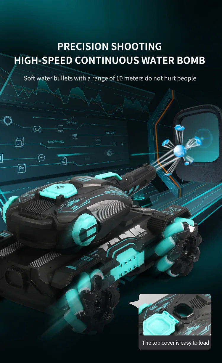 Norvo | Bevegelse- og fjernstyrt tankkjøretøylek