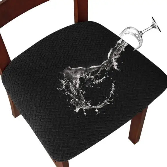 Norvo | CasaLino | Vanntette Stolsete Dekker | Elastisk & Vaskbar | Rutete Design | 4 Varianter | For Kjøkken & Spiseplass