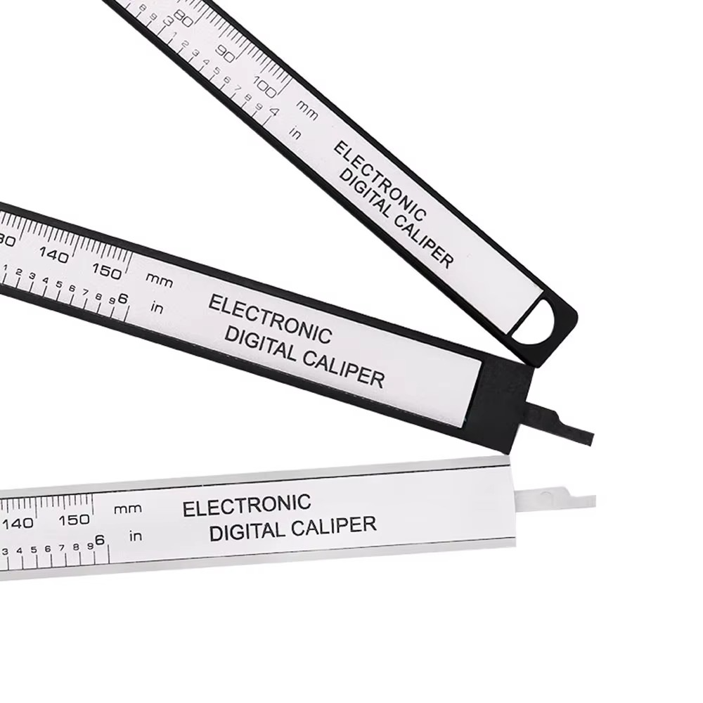 Norvo | Digital Skjutemåler Ruler, Karbonfiber Elektronisk Mikrometer Gauge