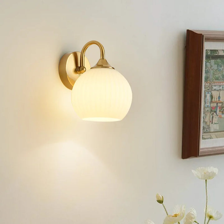 ModernWall - Skandinavisk LED Vegglampe med Glasskål