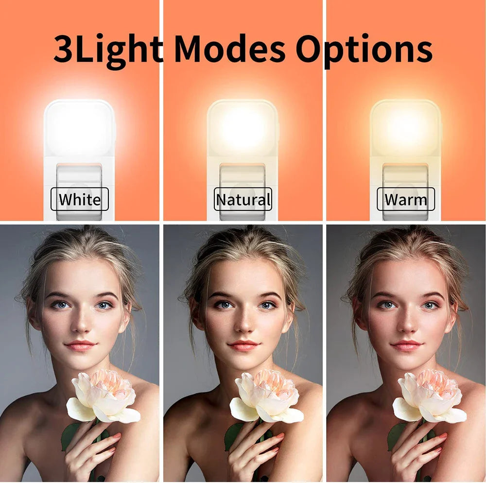 Norvo | Bluetooth Selfie Stick Stativ med Fylllys