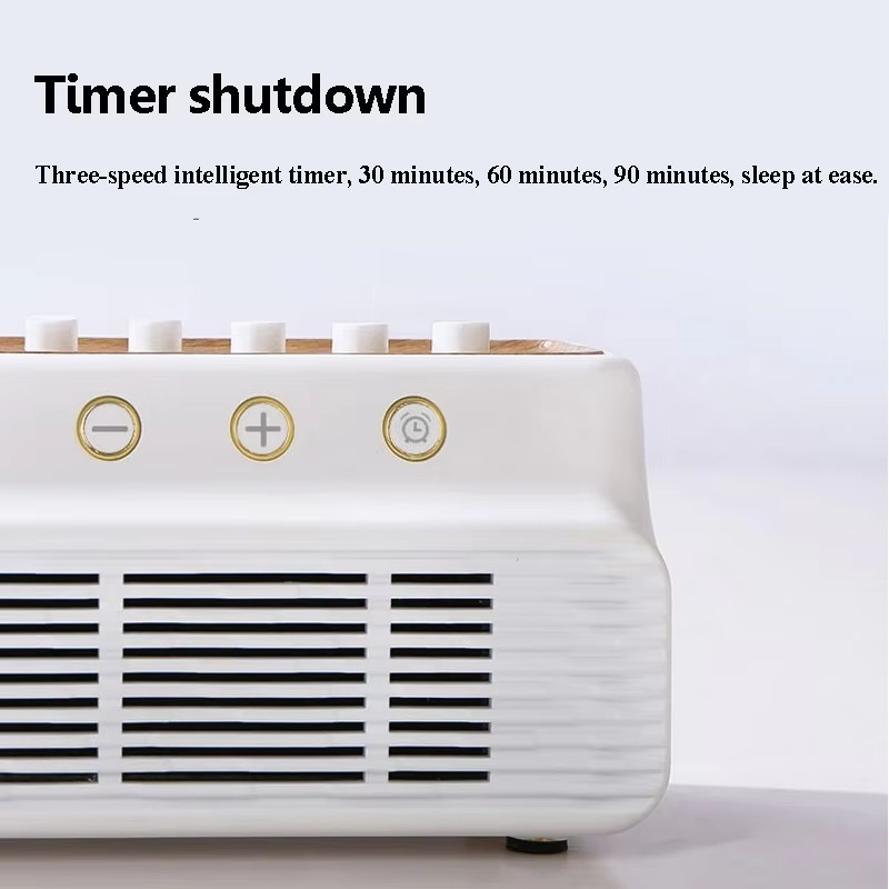 Norvo | Bærbar hvit støy Bluetooth-høyttaler med naturlyder og søvnfunksjon