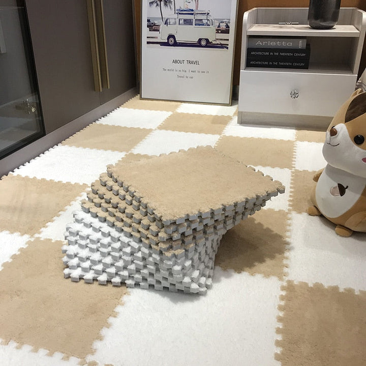 DIY Vinter Plush Puslespill Matte | Norvo