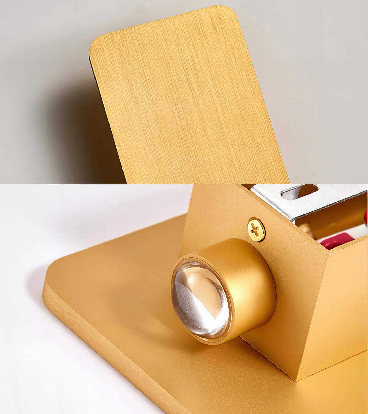 Norvo | Vegglampe Moderne Metall Rektangulær LED Innendørs