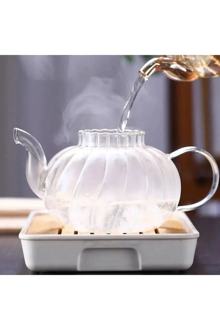 Norvo | Glasset tekanne med infuser og lokk for løs te