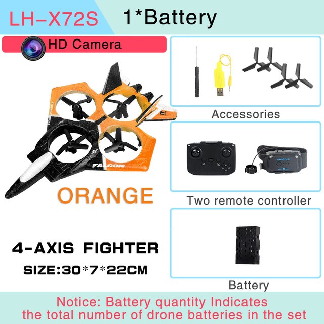 Norvo | Holdbar Skum Fjernkontroll Drone Lekefly