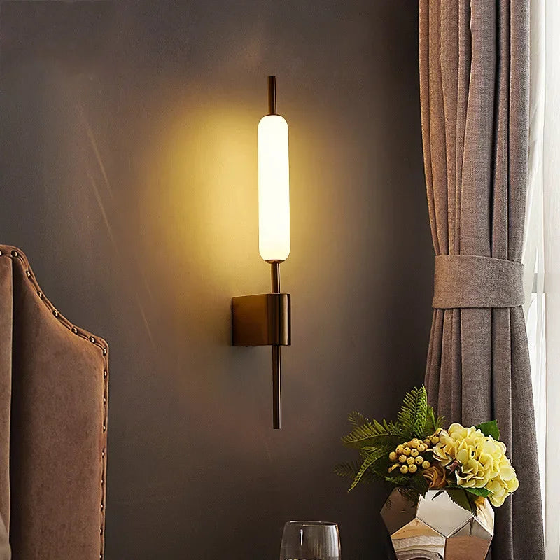 Norvo | AuraGold – Elegant Gullvegglampe for LED-belysning
