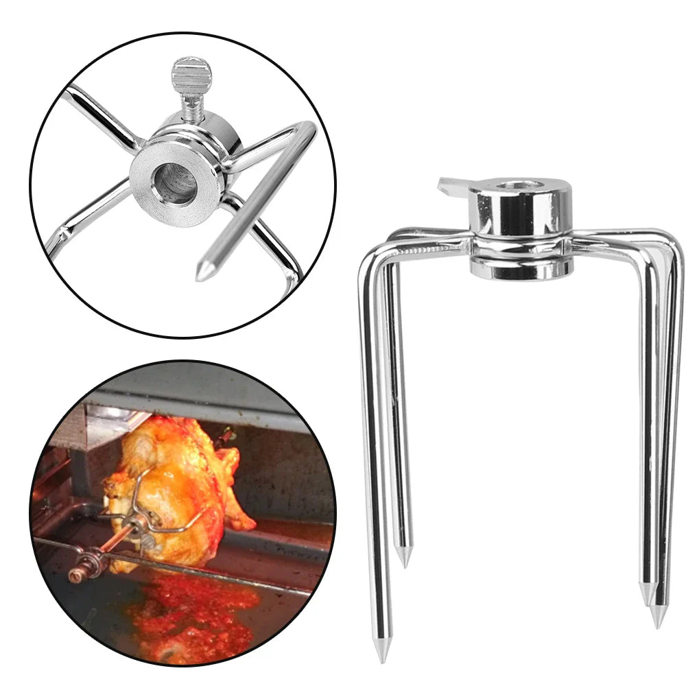 Norvo | BBQ Kjøttgafler GrillMaster Pro | 2-delt sett | Rustfritt stål | For rotisseri & kullgrill