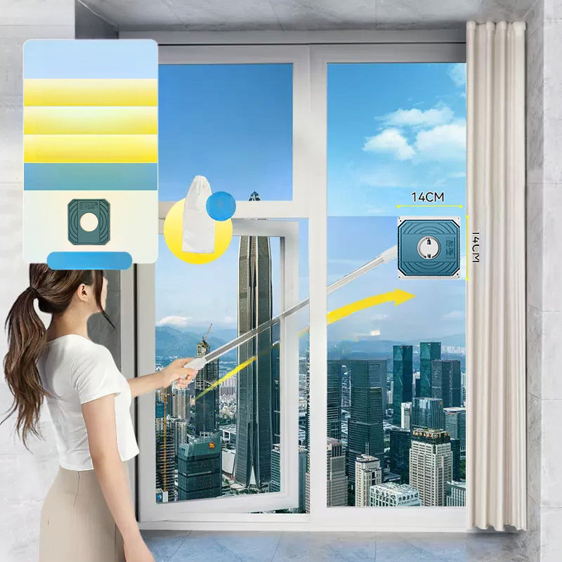 Norvo | Enkel To-sidet Lang Håndtak Vindusvaskebrush