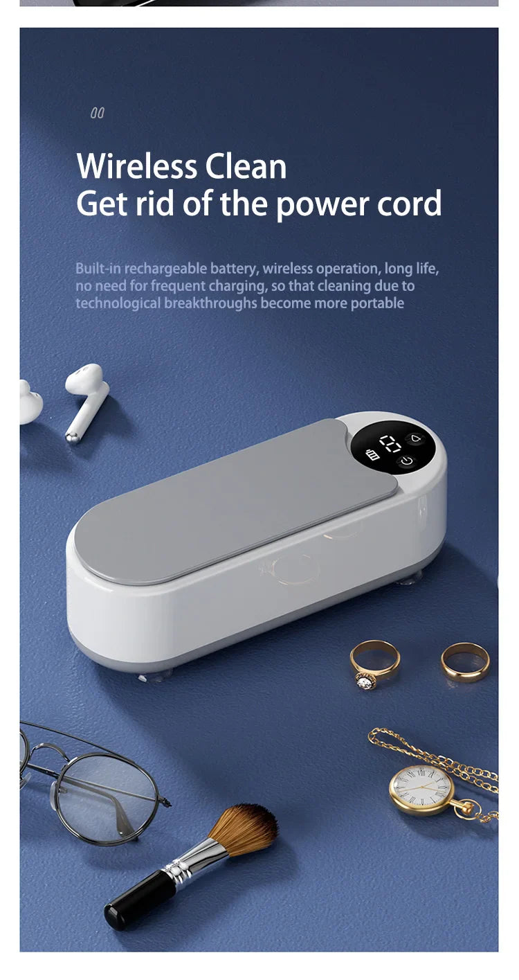 Norvo | Bærbar Multi-bruks Ultralyd Rengjøringsmaskin