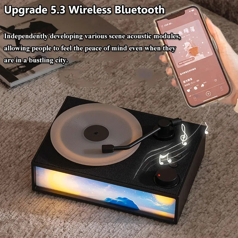 Norvo | Vintage Design & LED Stemningsbelysning Trådløs Aromaterapi Høyttaler