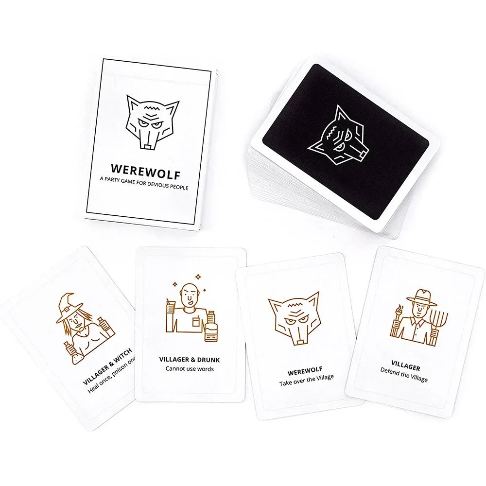 Devious Werewolf Kortspill - Moro Festspill for Voksne, Perfekt for Spillskvelder og Samlinger av Stellar Factory
