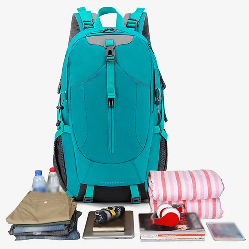 Norvo | Reise ryggsekk TrekVault 40 | 40 L Utendørs ryggsekk med regntrekk | For fotturer, reise og daglig bruk | 31 × 20 × 52 cm