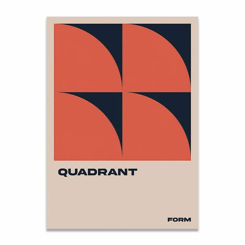 Premium plakat på lerret Kreativ Bauhaus