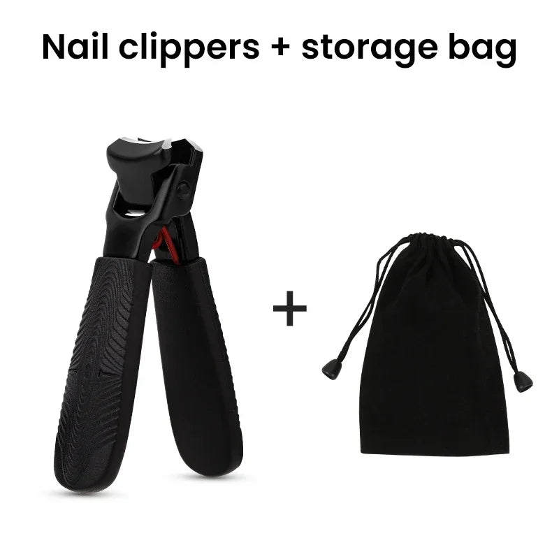 Norvo | 2023 Ny Anti-Splash Negleklipper - Stor Enkel Negletrimmer for tykke og harde negler, Husstandsartikler