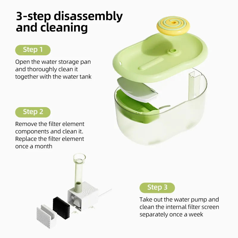 Norvo | Stille Høykapasitets Katt- og Hundevannbeholder