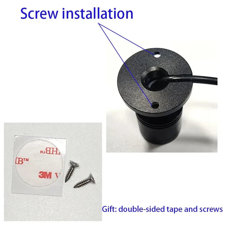 Norvo | Mini LED Spot LuxoDot | 1W/3W | USB Spotlight for Display Cases & Decoration | Varm & Kald Hvit | Aluminiumhus