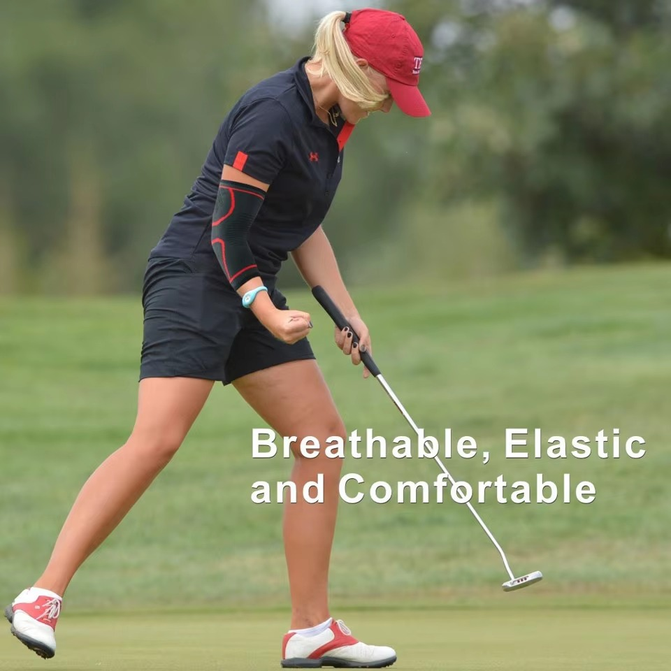 Norvo | Justerbar elastisk albue støtte sleeve for sport og fitness