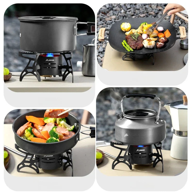 Norvo | Dual-Core Blå Flamme Utendørs Matlaging Ovne