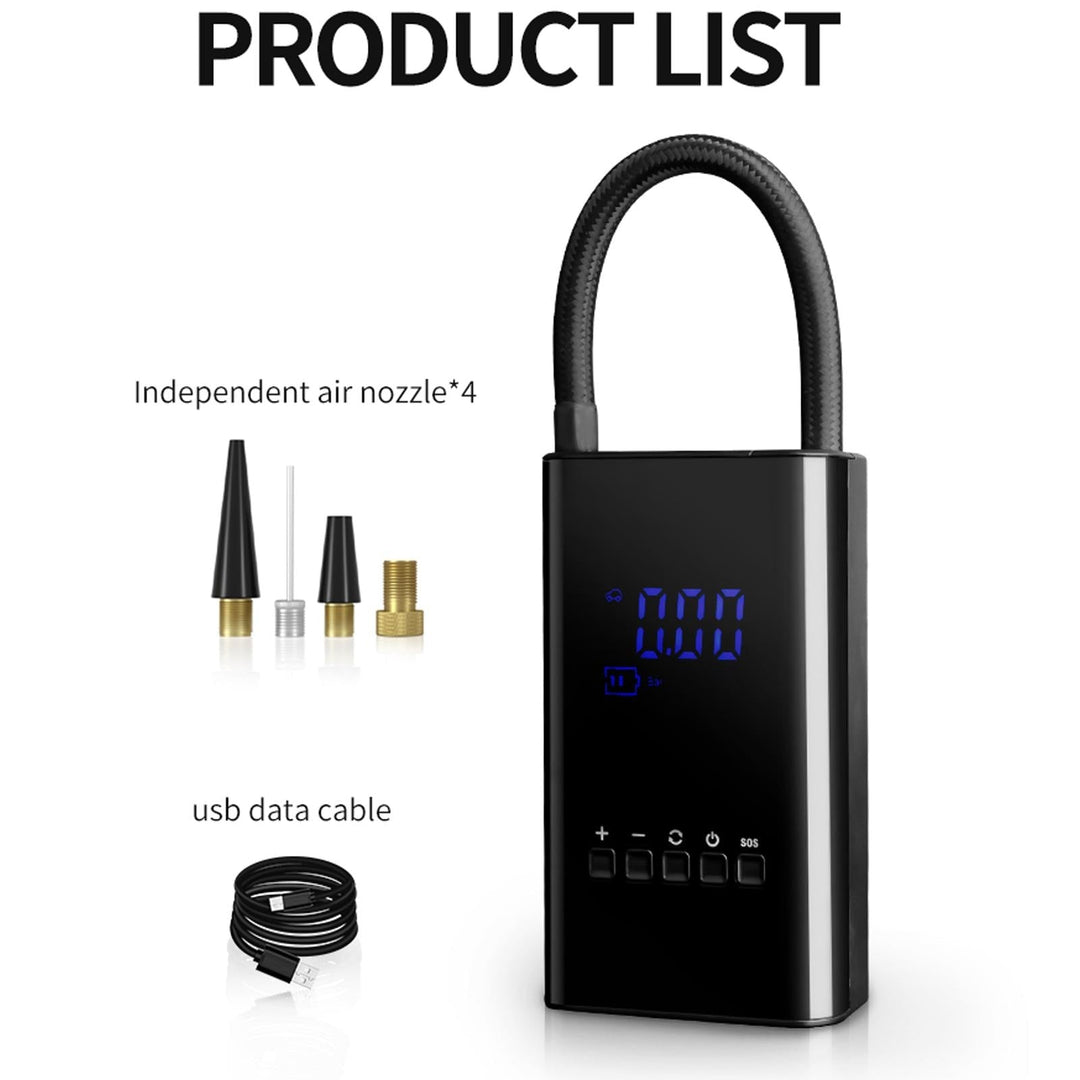 Norvo | Mini LED Display Veibuddy Luftkompressor