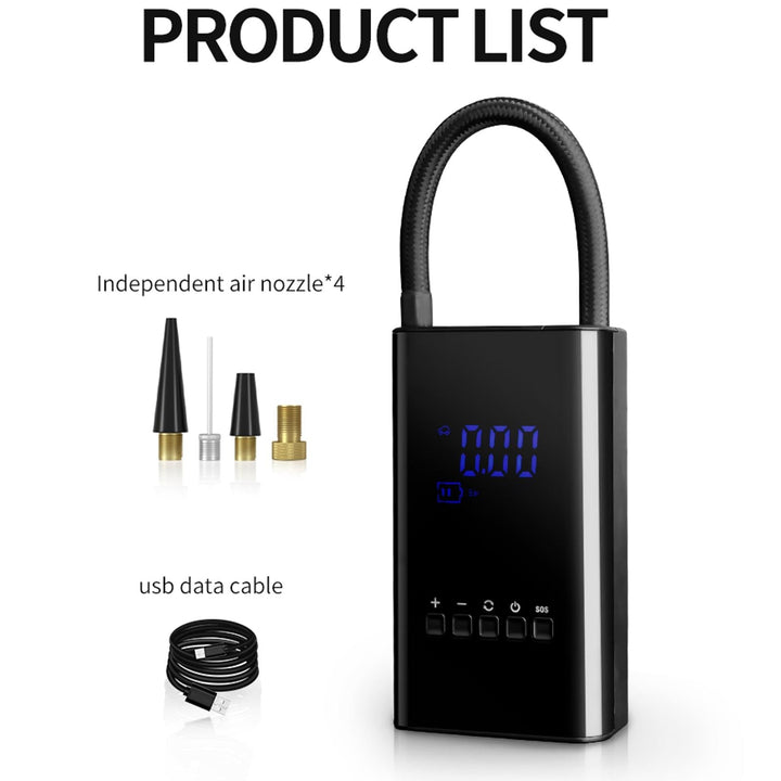 Norvo | Mini LED Display Veibuddy Luftkompressor