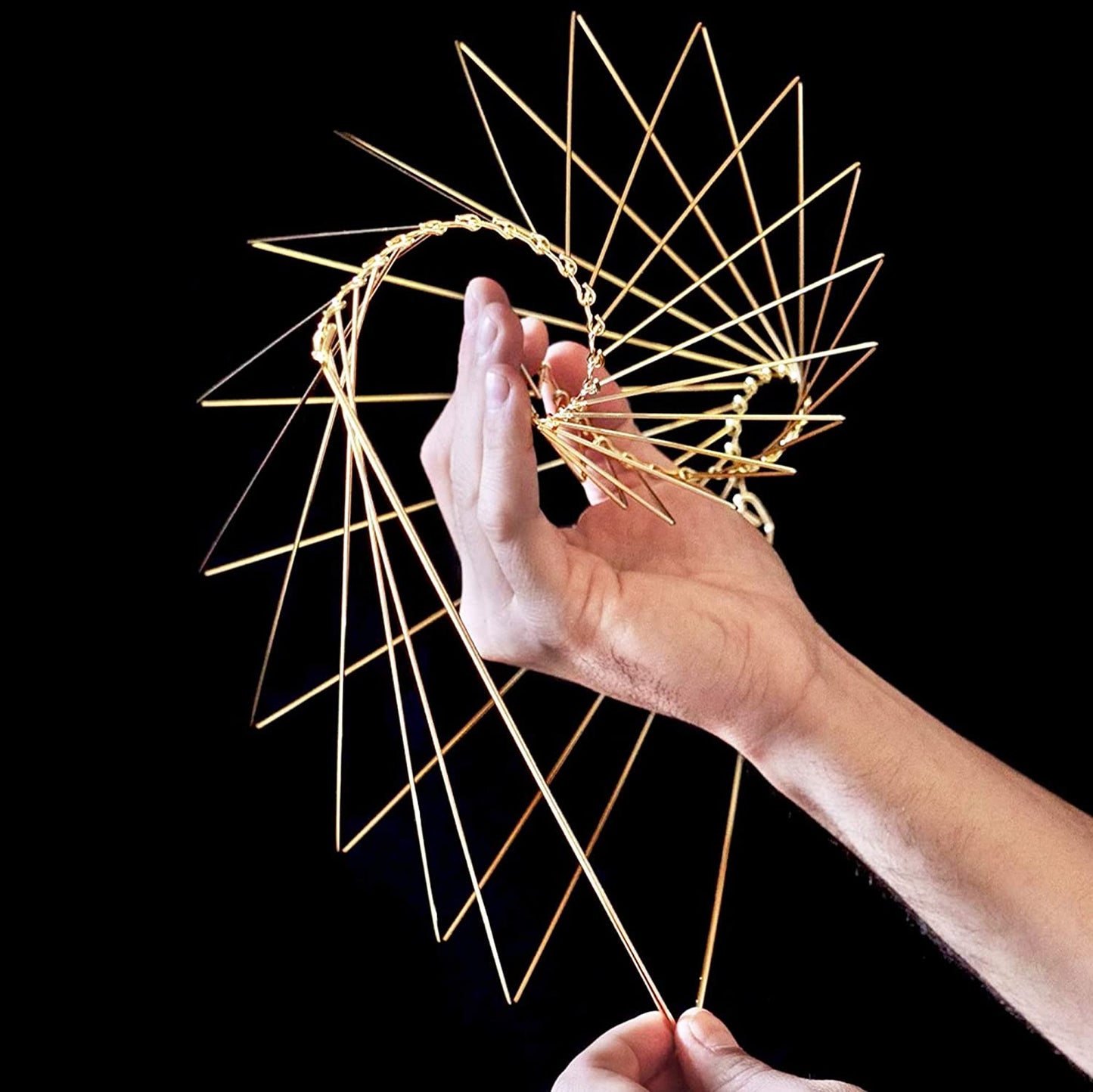 Norvo | Dream Atellani Square Wave Spin for å avlaste magiske vindklokker for oppheng utendørs som solfangere for hagedekorasjon