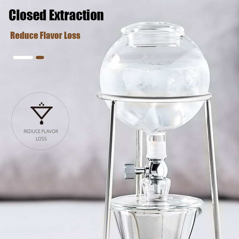 Norvo | Vintage Art Brew Glass Gjenbrukbar Drypp Kaffekanne