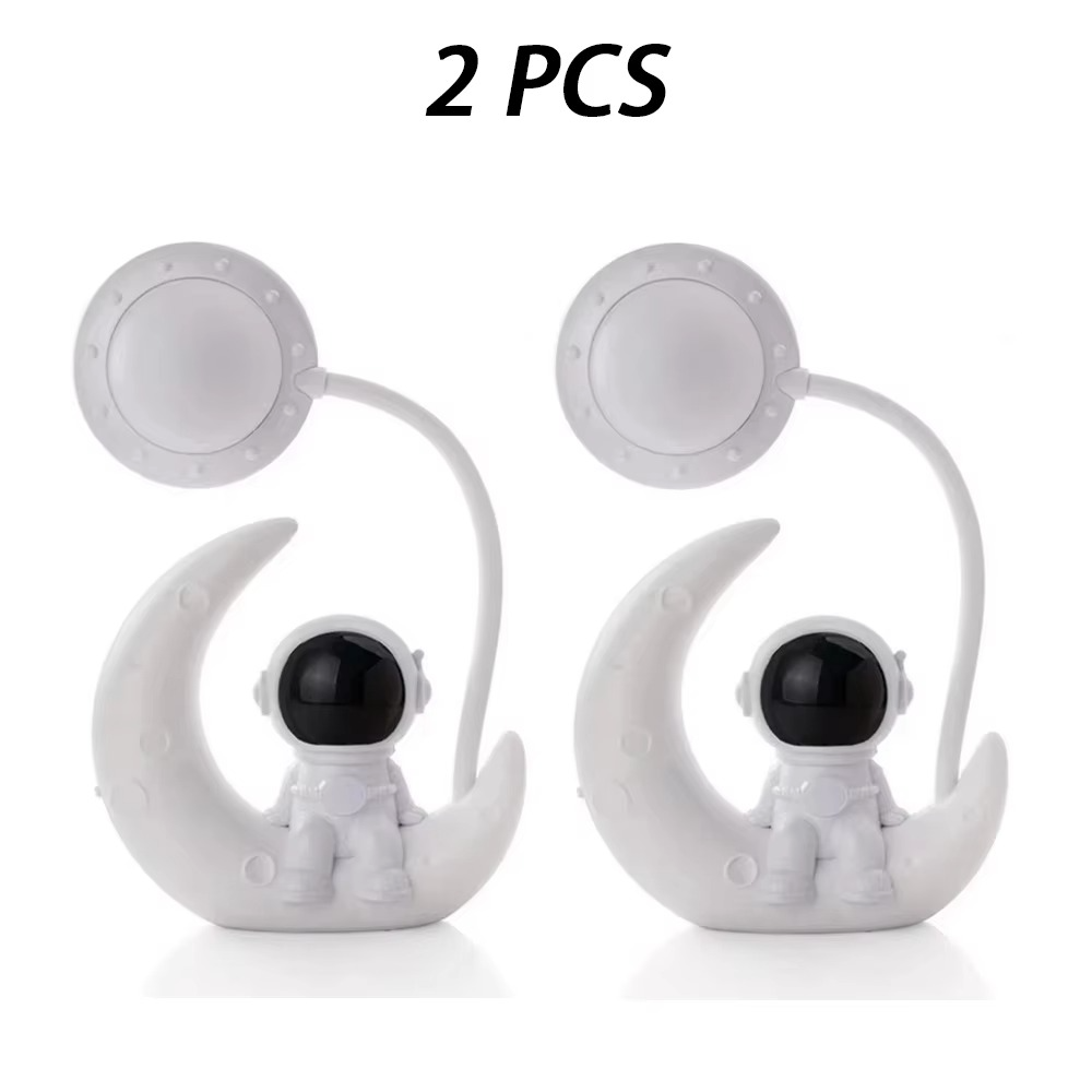 Norvo | Astronaut Moon Nattlampe LED Bordlampe for Soveromsinnredning og Gaver